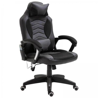 Bürostuhl Ergonomisch Massagesessel Gaming Stuhl Schwarz - Palo24
