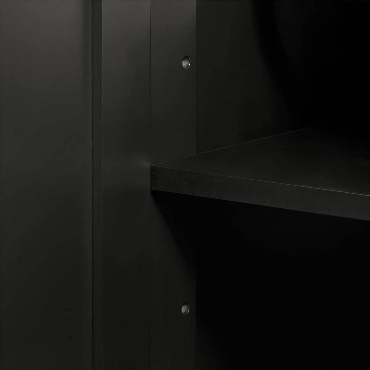 Küchenwagen | Getränkewagen fürs Büro | Servierwagen Schwarz | FKW110-SCH - Palo24