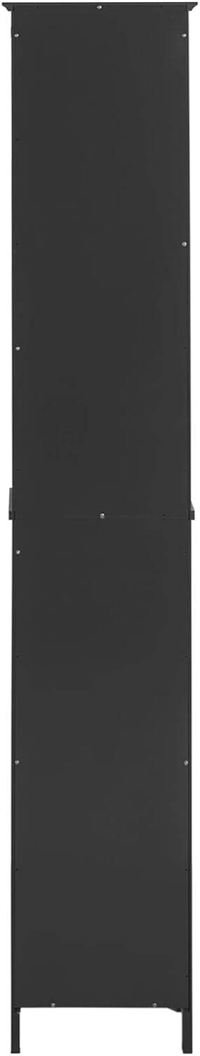 Bad Hochschrank | Badschrank | Badregal Grau | FRG236-DG - Palo24
