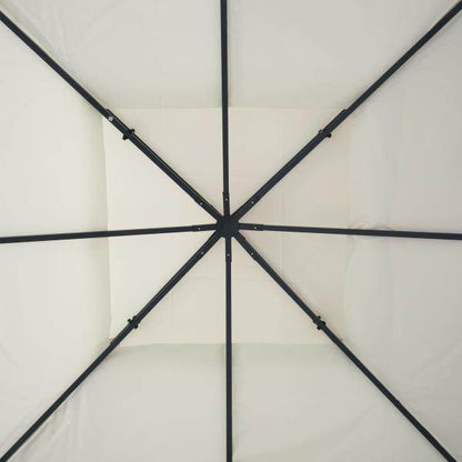 Ersatzdach 3x3m creme Dach für Metallpavillon - Palo24
