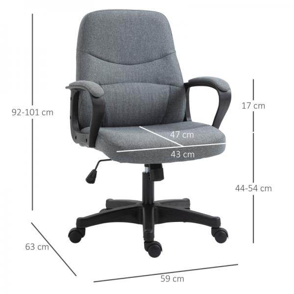 Chefsessel Massagesessel mit USB-Schnittstelle Grau - Palo24
