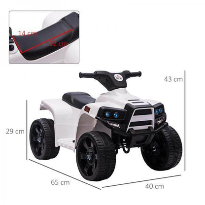 Mini Elektro-Quad Kinder Elektro ATV Kinderwagen Elektromotorrad Schwarz+Weiss - Palo24