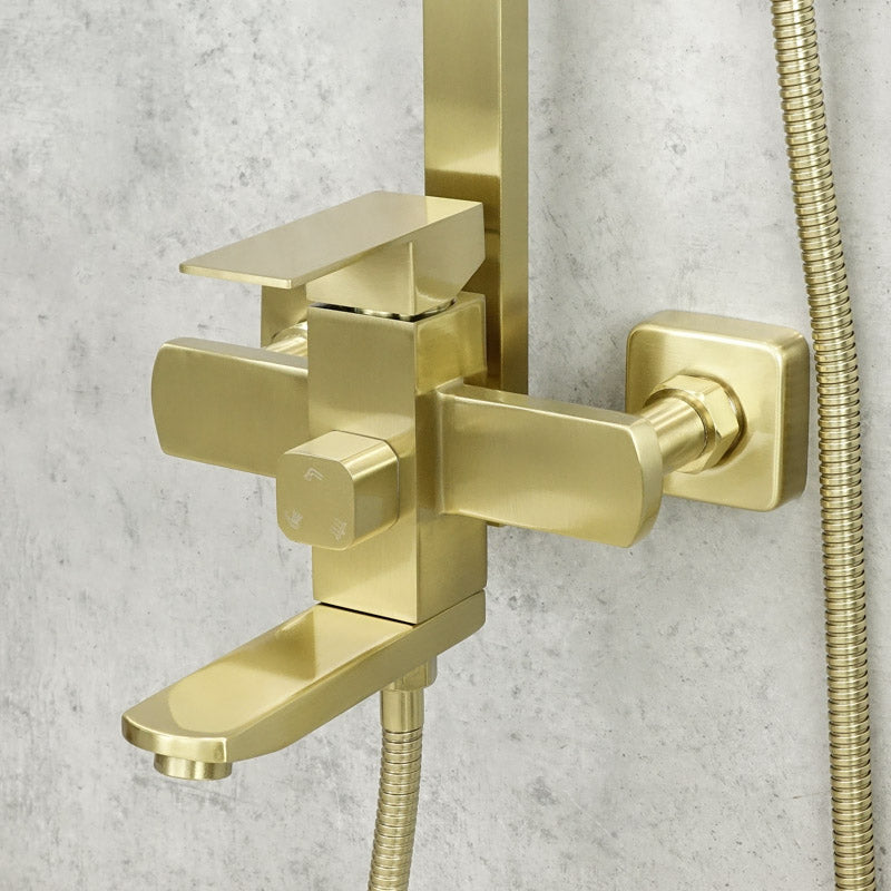 Duschhahn AKRON Rostfreier Stahl Gold - Palo24