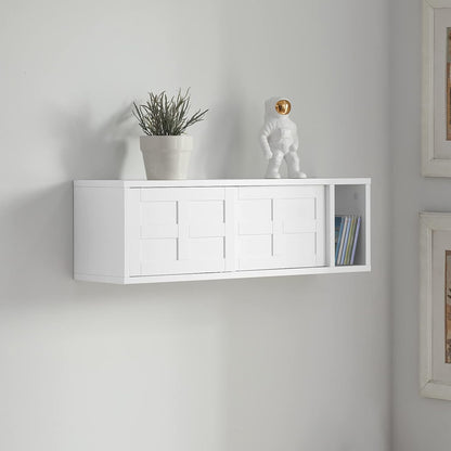 Wandgarderobe | Hängeregal | Flurgarderobe Weiss FHK18-W - Palo24