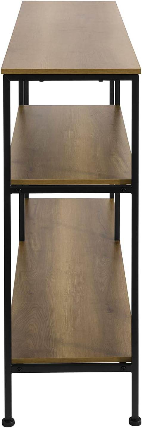 Konsolentisch mit 3 Ablagen | Flurtisch | Sideboard Metall | FSB35-PF - Palo24