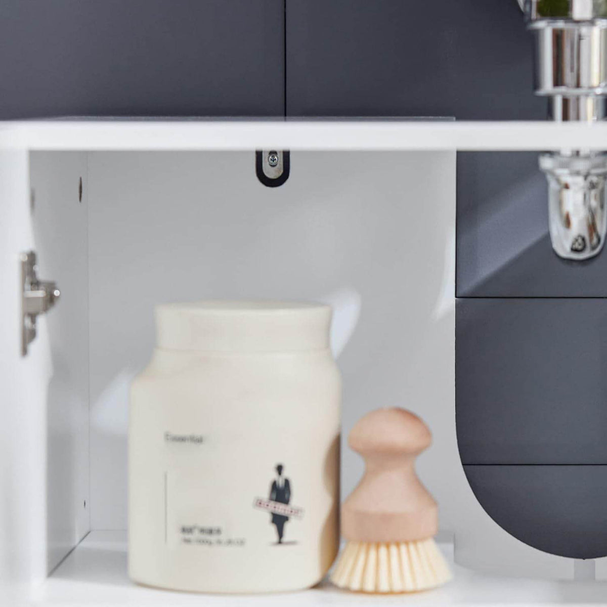 Waschbeckenunterschrank | Badschrank | Waschtisch | Unterschrank Weiss BZR92-W - Palo24