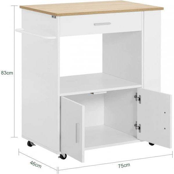 Küchenwagen | Sideboard | Servierwagen | Kücheninsel | Weiss - Palo24
