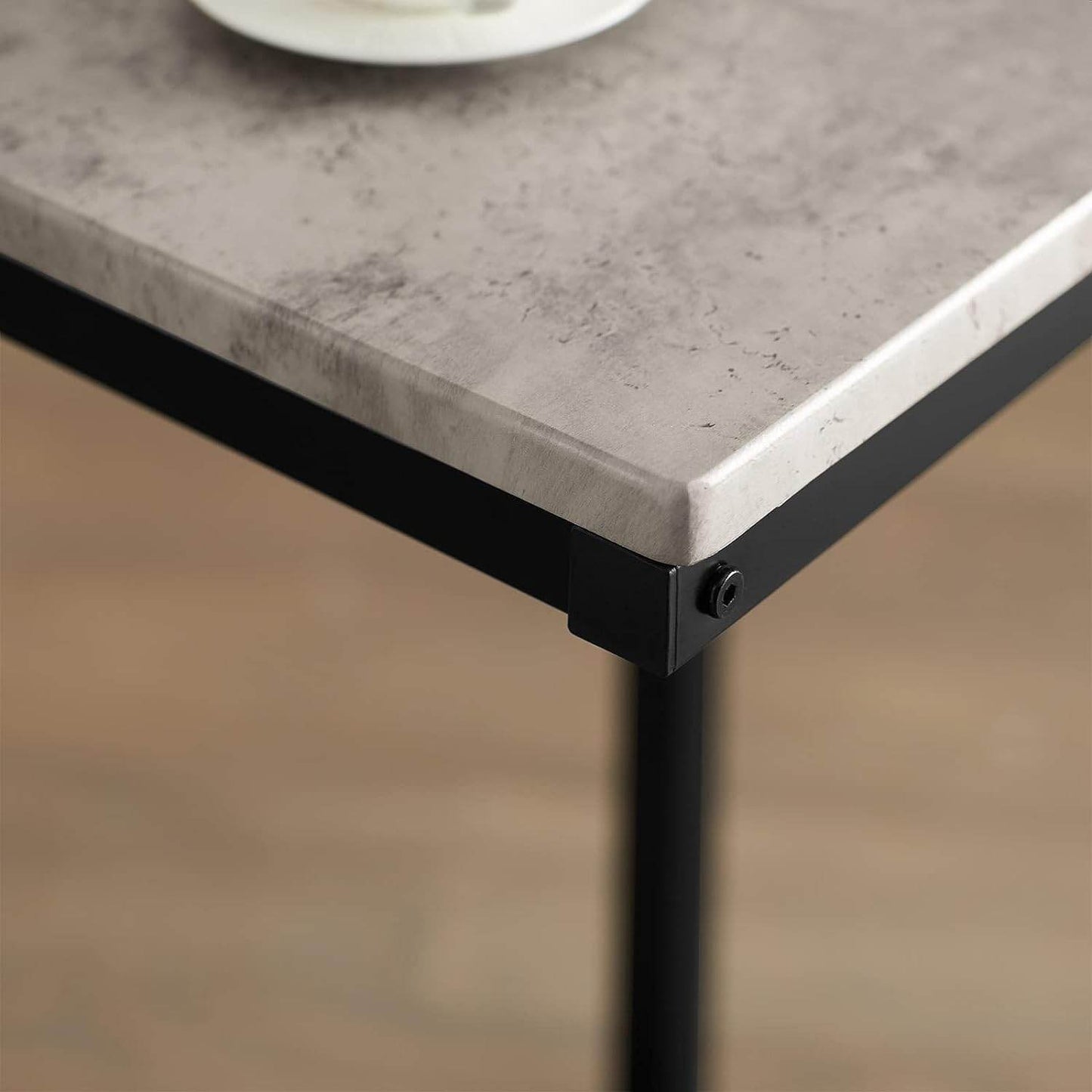 Beistelltisch Metall | Couchtisch | Laptoptisch | Hellgrau | FBT44-HG - Palo24