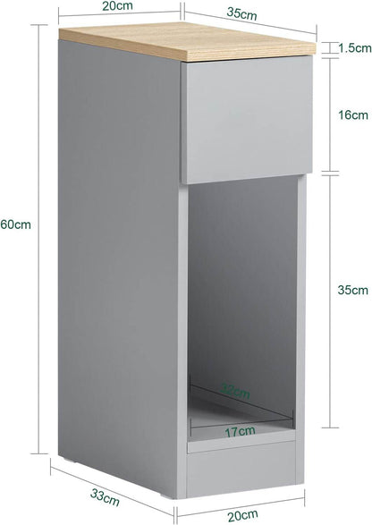 Nachttisch mit Schublade | Couchtisch | Sofatisch | Beistelltisch | FBT111-HG - Palo24