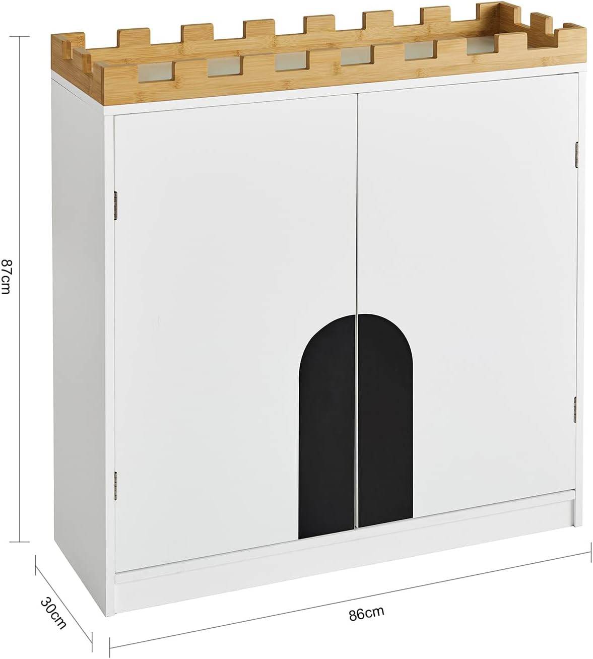 Kinderregal | Aufbewahrungsschrank | Kinderzimmer | KMB44-W - Palo24