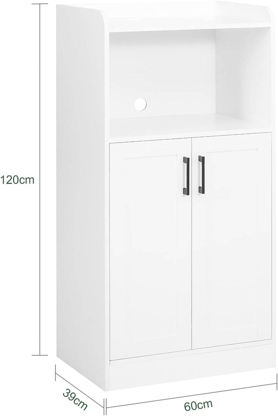 Küchenschrank | Sideboard | Flurschrank | Mikrowellenschrank | FSB47-W - Palo24