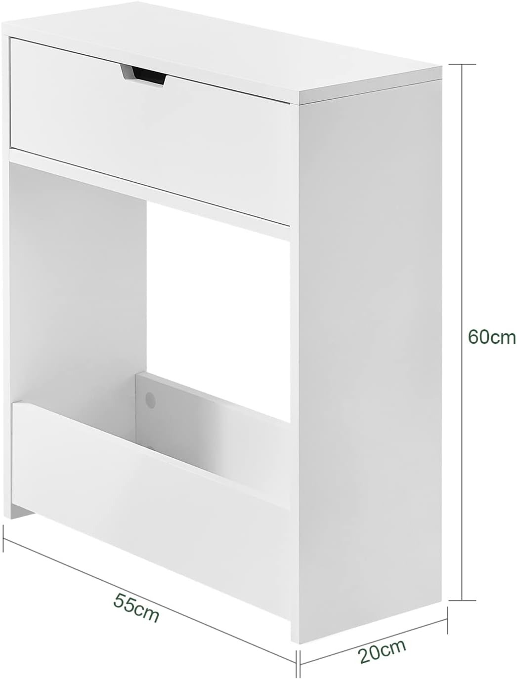 Nischenregal | Badezimmerschrank | Nischenschrank Weiss BZR48-W - Palo24