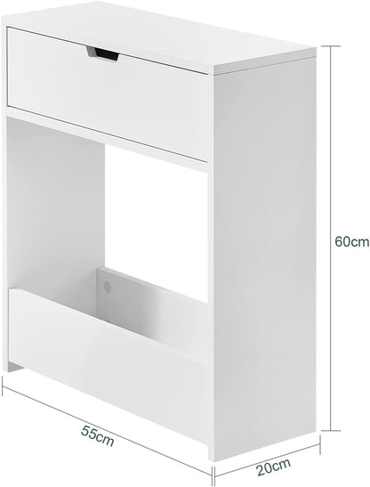 Nischenregal | Badezimmerschrank | Nischenschrank Weiss BZR48-W - Palo24