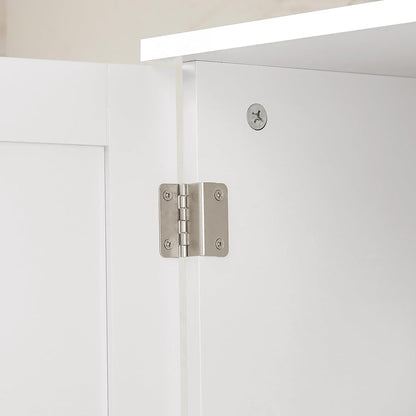 Hängeschrank | Badschrank | Medizinschrank | Wandschrank | Weiss BZR103-W - Palo24
