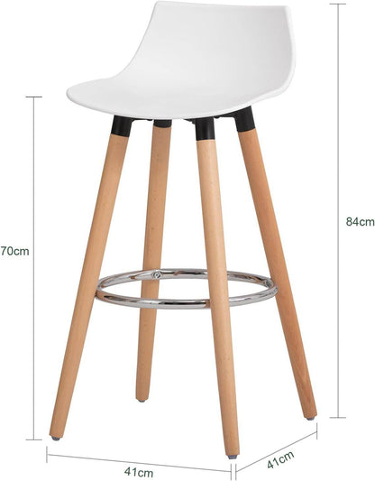 Barhocker | Barstuhl | Tresenhocker | Weiss FST86-W - Palo24