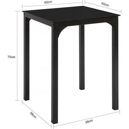 Bartisch | Stehtisch | Küchentisch | Gartentisch | Schwarz - Palo24