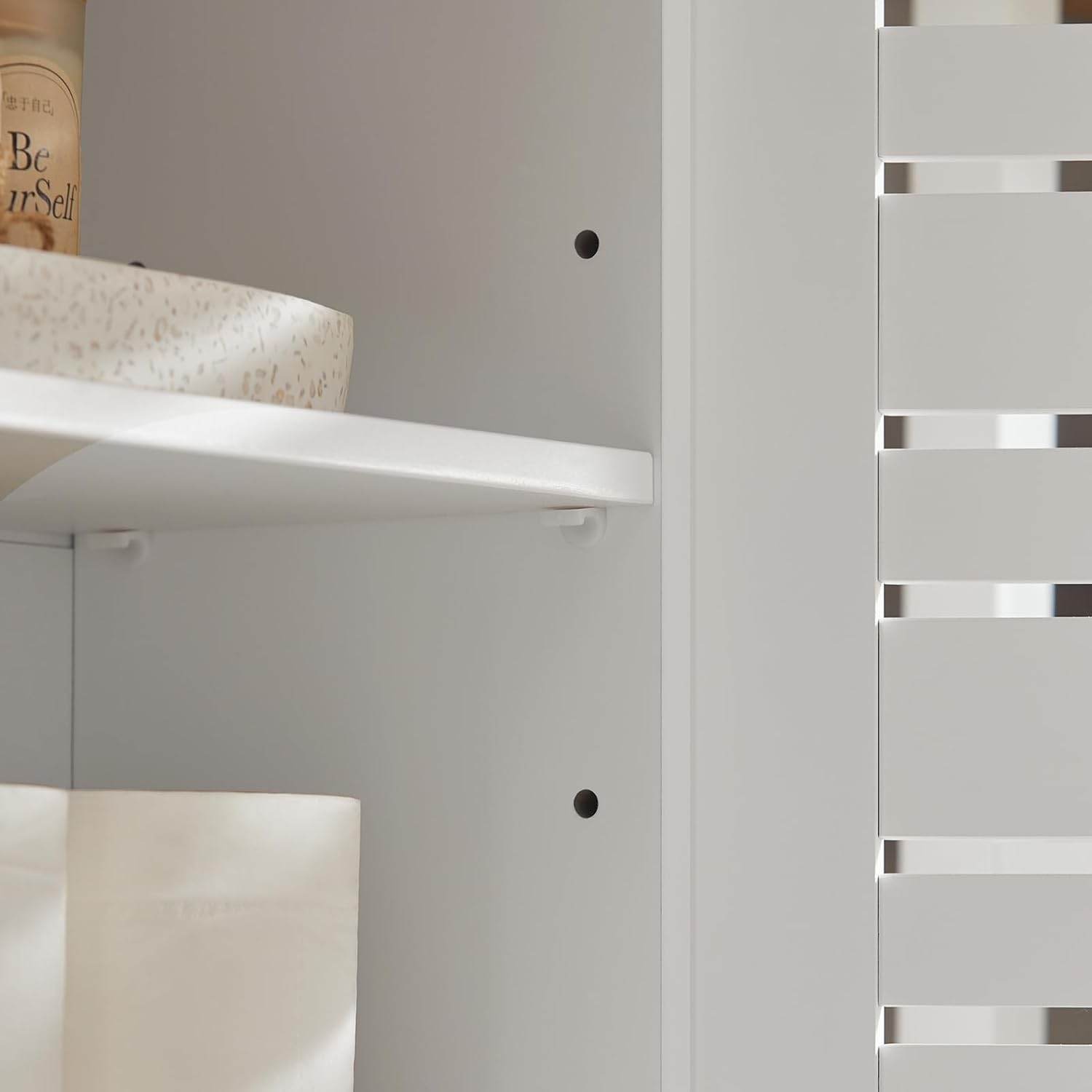 Wandschrank Bad | Hängeschrank | Badschrank Weiss BZR42-W - Palo24