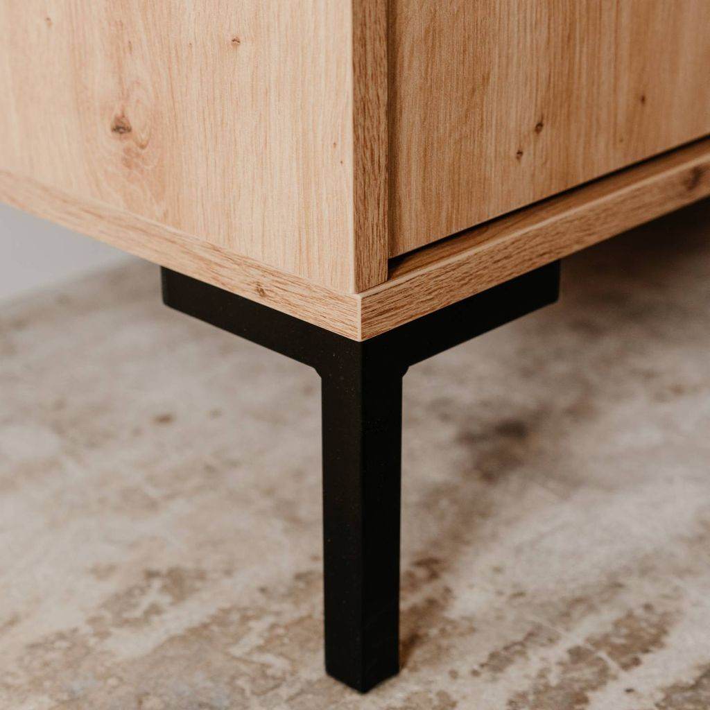 Kommode Sideboard Highboard Eiche Industrial Style - Palo24
