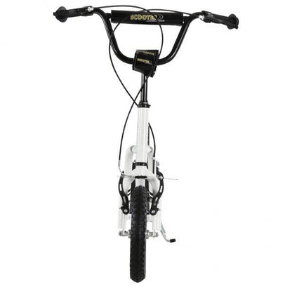 Tretroller Scooter Cityroller verstellbar Aluminium Weiss - Palo24