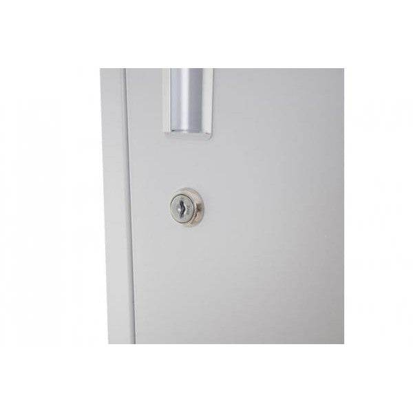 Schliessfach, Schliessfachschrank Umkleidekabine Spind, Metall 18 Fächer - Palo24