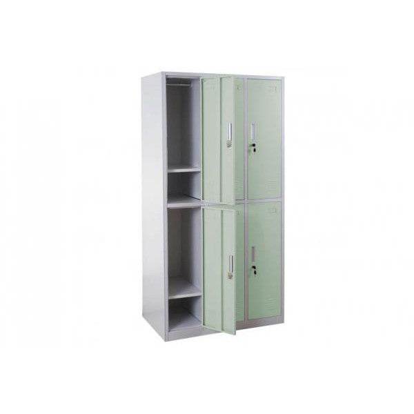 Schliessfach, Schliessfachschrank, Umkleidekabine, Spind, Metall 12 Fächer - Palo24