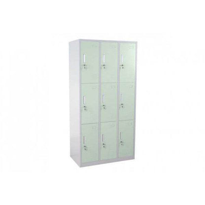 Schliessfach, Schliessfachschrank Umkleidekabine Spind, Metall 18 Fächer - Palo24