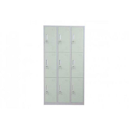Schliessfach, Schliessfachschrank Umkleidekabine Spind, Metall 18 Fächer - Palo24