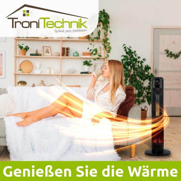 Turm-Keramikheizer 2-Stufig 1000 / 2000 Watt 2kW TT-KH-073 - Palo24