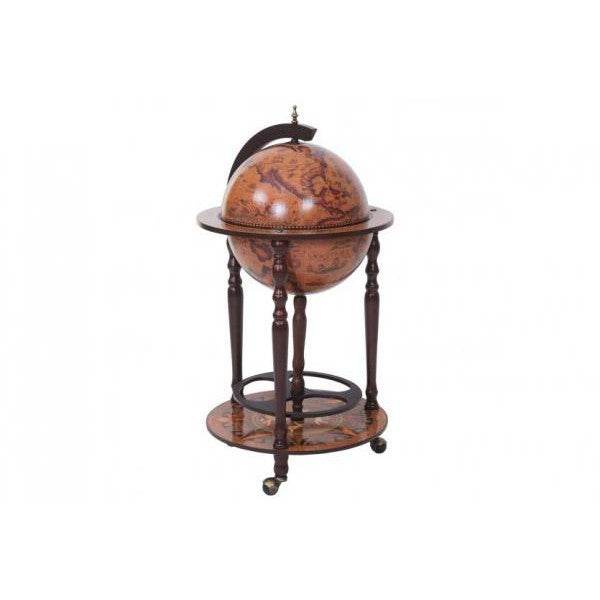 Globusbar Minibar Hausbar Weinregal, Weltkugel rollbar - Palo24
