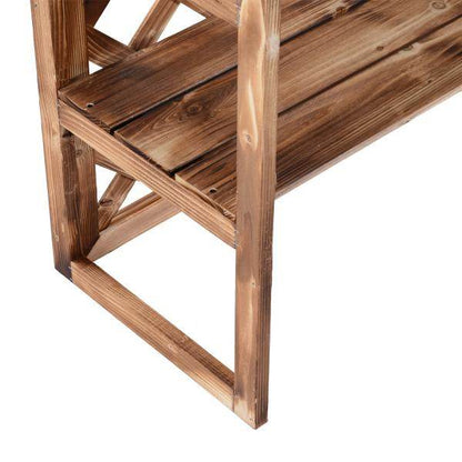 Blumenständer Blumenregal Pflanzregal Blumenbank 3 Etagen Tannenholz - Palo24