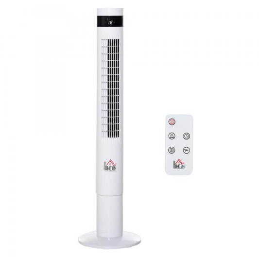 Turmventilator mit Fernsteuerung 85° Oszillierender 110cm Standventilator 50 W - Palo24