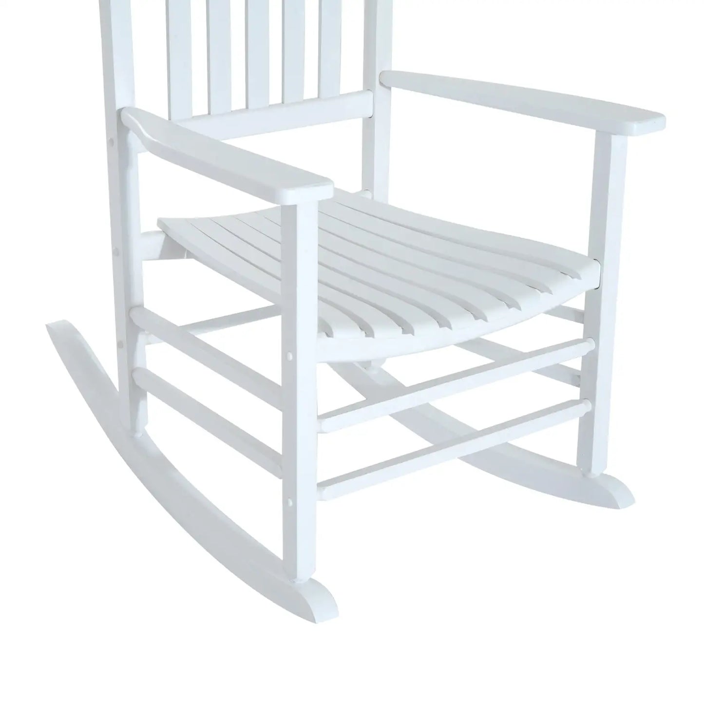 Chaise à bascule, balançoire, chaise de relaxation, chaise de jardin, accoudoir, blanc