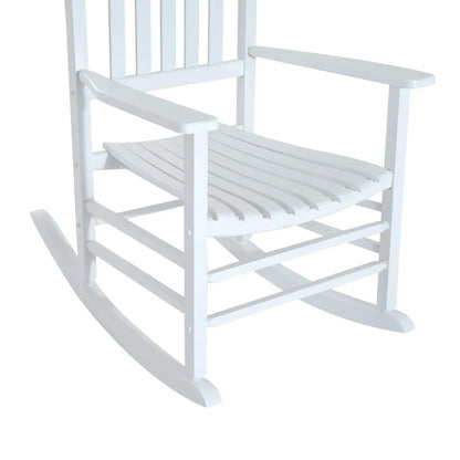 Chaise à bascule, balançoire, chaise de relaxation, chaise de jardin, accoudoir, blanc