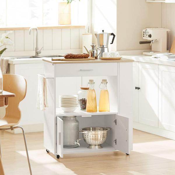 Küchenwagen | Sideboard | Servierwagen | Kücheninsel | Weiss - Palo24