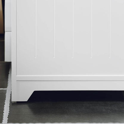 Waschbeckenunterschrank | Badezimmerschrank | Waschtisch | Weiss BZR108-W - Palo24