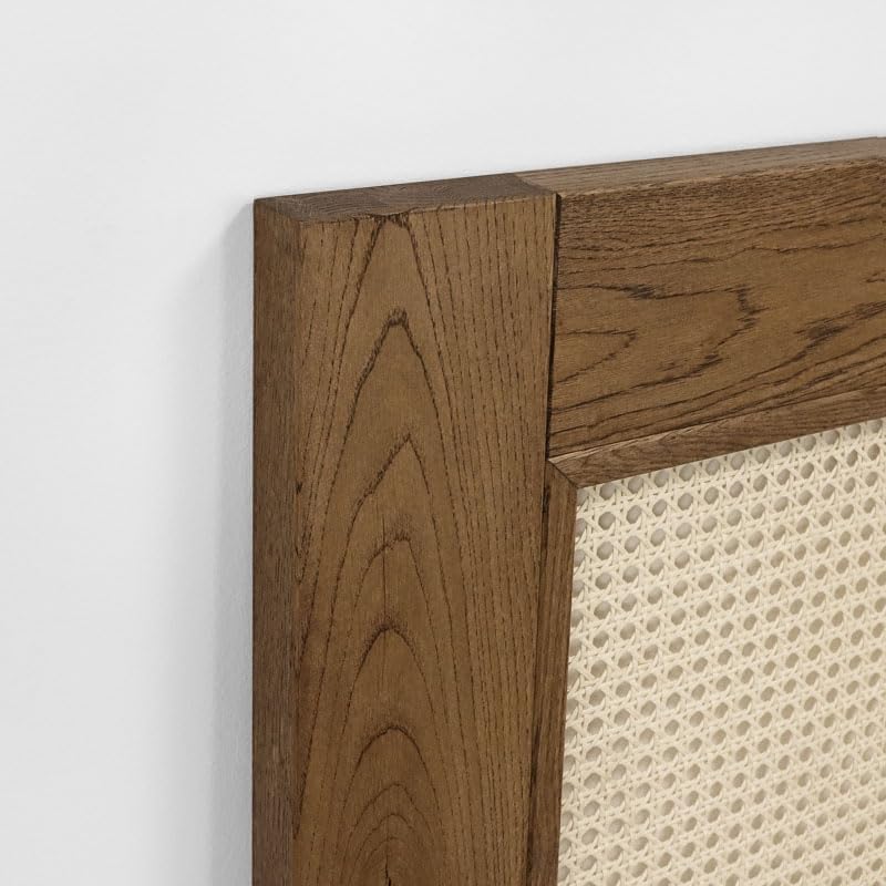 Schiebetür im rustikalen Stil mit Rattan ALTEA 100x210 Öl Braun - Palo24