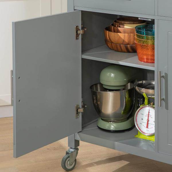 Kücheninsel Küchenschrank Küchenwagen Servierwagen FKW108-HG - Palo24