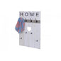 Wandgarderobe Garderobenpaneel Shabby-Look Vintage, 8 Haken 91x60cm ~ weiss, shabby - Palo24