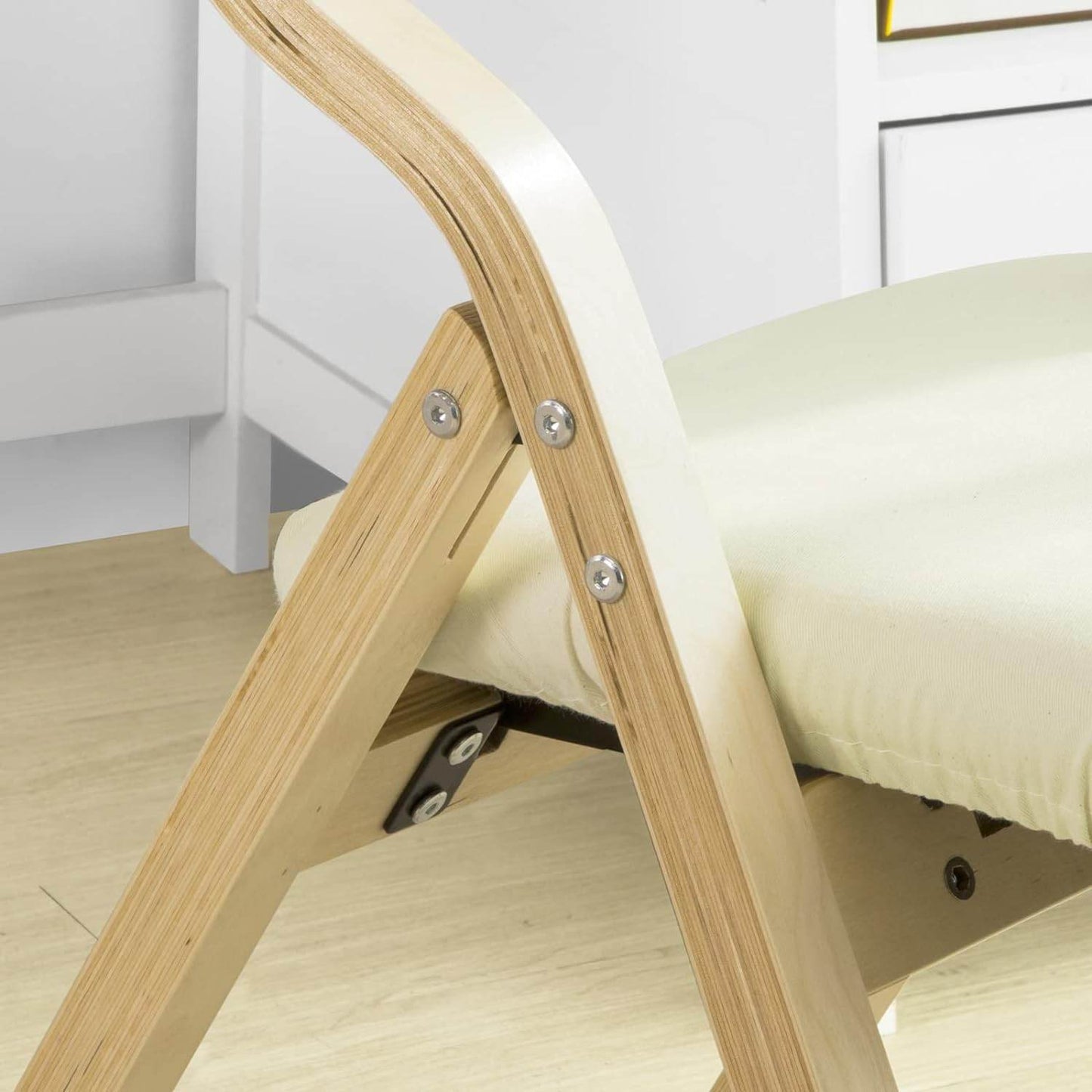 Küchenstuh Schreibtischstuhl Kinder Weiss FST40-W - Palo24