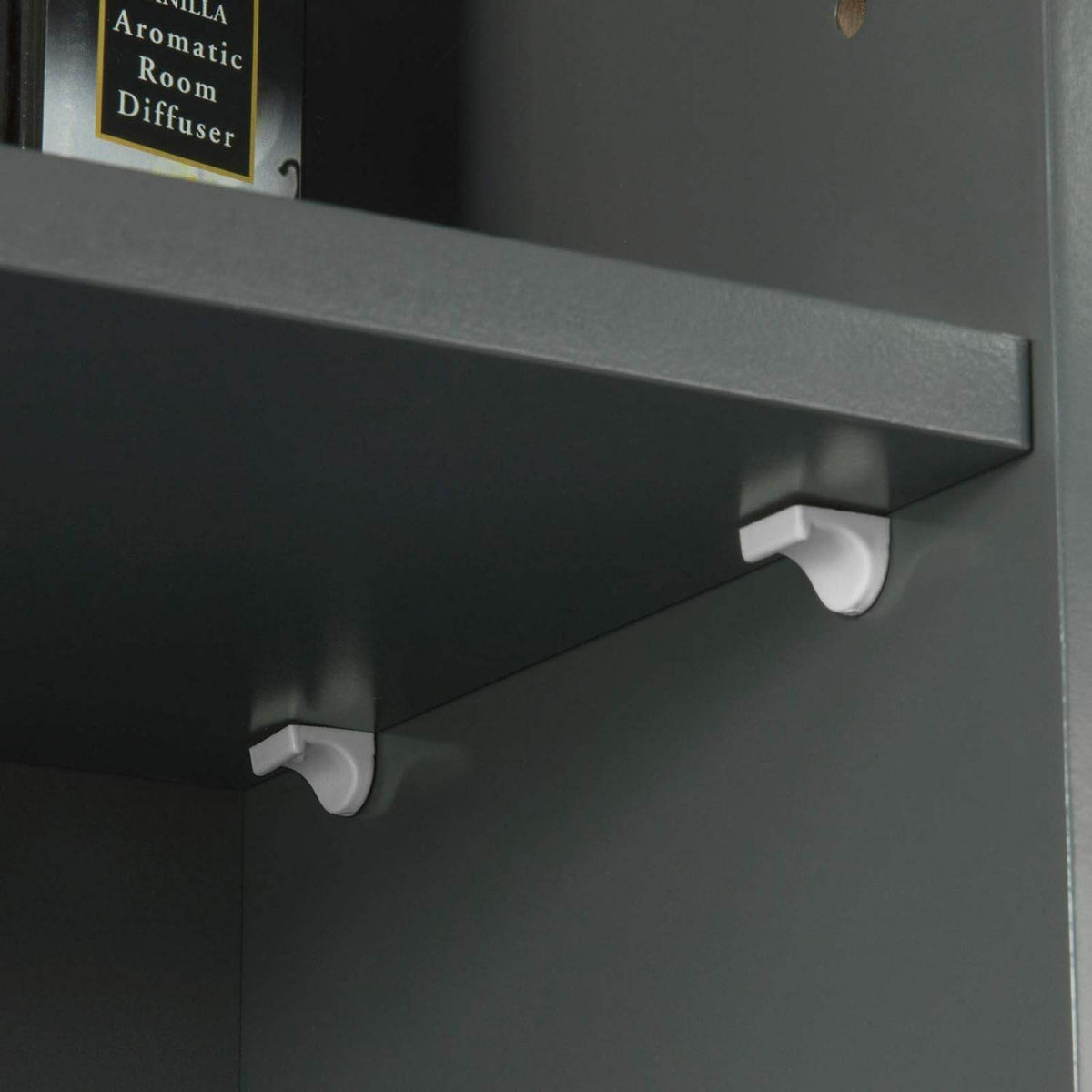 Hängeschrank Bad | Wandschrank | Medizinschrank | Dunkelgrau | BZR25-DG - Palo24