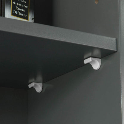 Hängeschrank Bad | Wandschrank | Medizinschrank | Dunkelgrau | BZR25-DG - Palo24