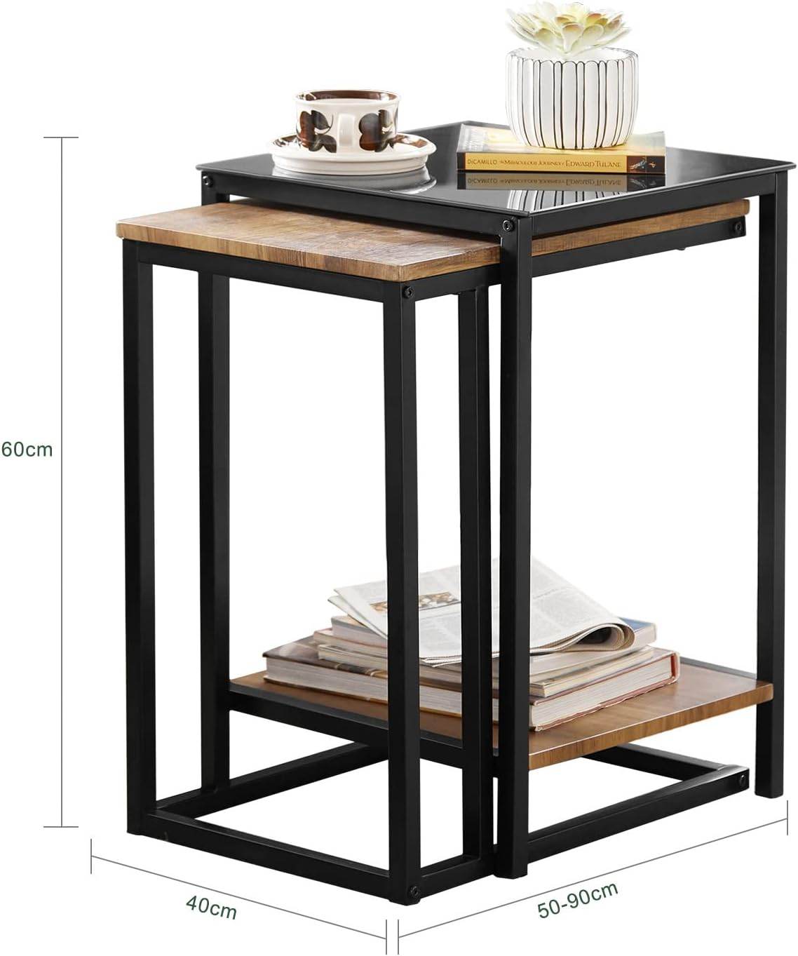 2 Satztische | Sofatisch | Couchtisch | Pflegetisch | FBT99-F - Palo24