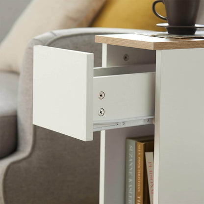 Nachttisch mit Schublade | Couchtisch | Sofatisch | Beistelltisch | FBT111-WN - Palo24