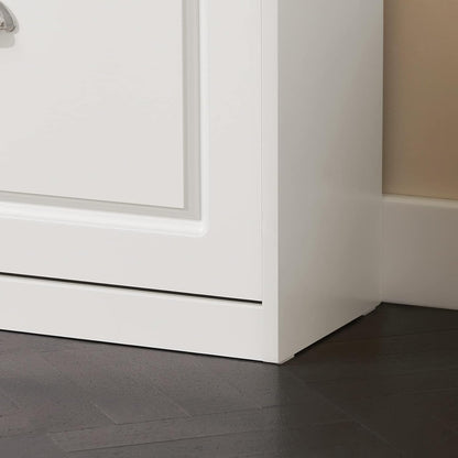 Schuhkipper | Schuhbank mit Klappe | Schuhschrank Weiss