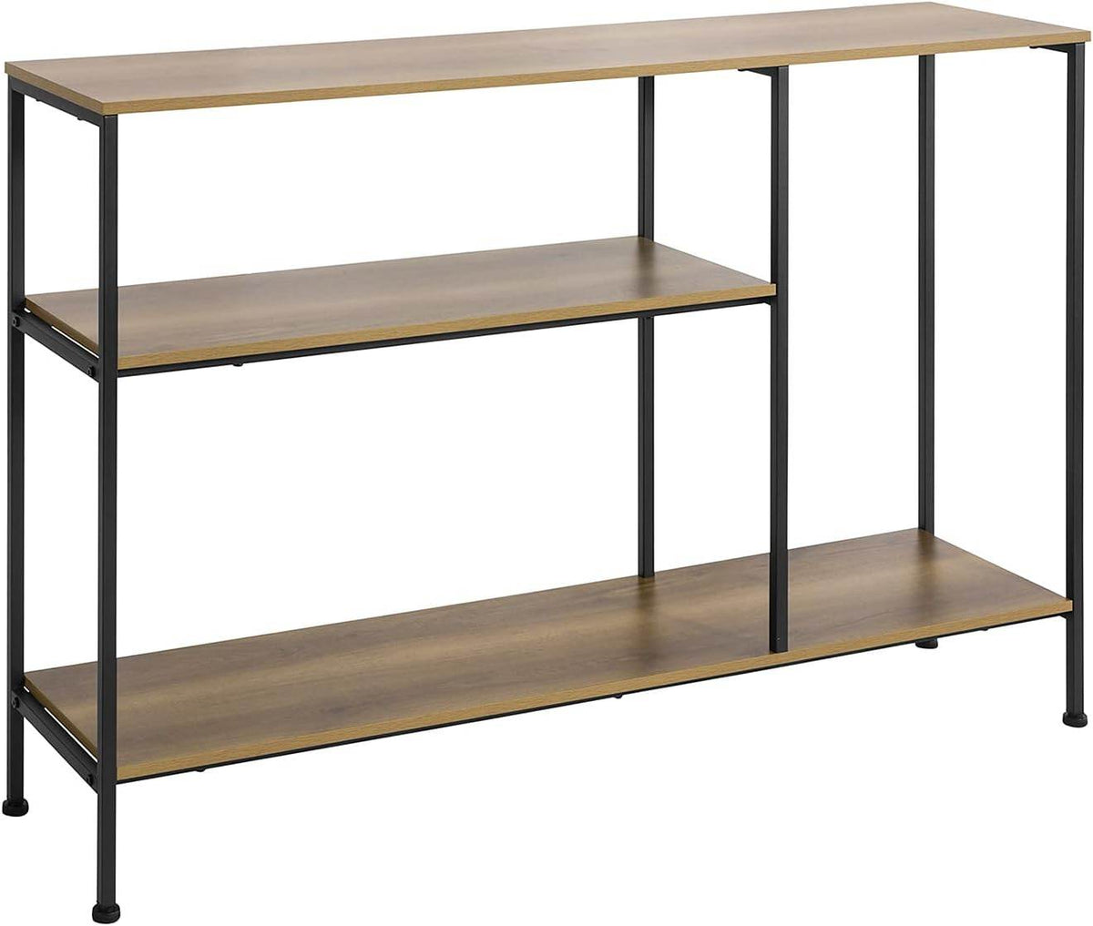 Konsolentisch mit 3 Ablagen | Flurtisch | Sideboard Metall | FSB35-PF - Palo24