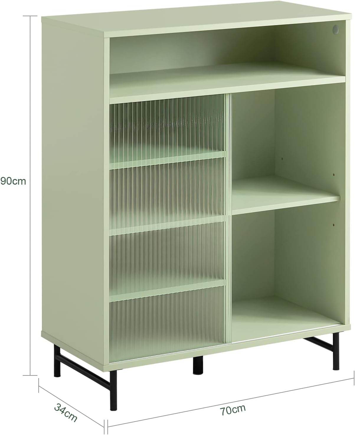 Aufbewahrungsschrank | Sideboard | Flurschrank | Kommode | FSB61-GR - Palo24
