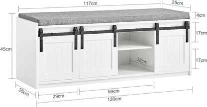 Garderobenbank | Sitzbank | Dielenbank | Schuhbank | FSR133-W - Palo24