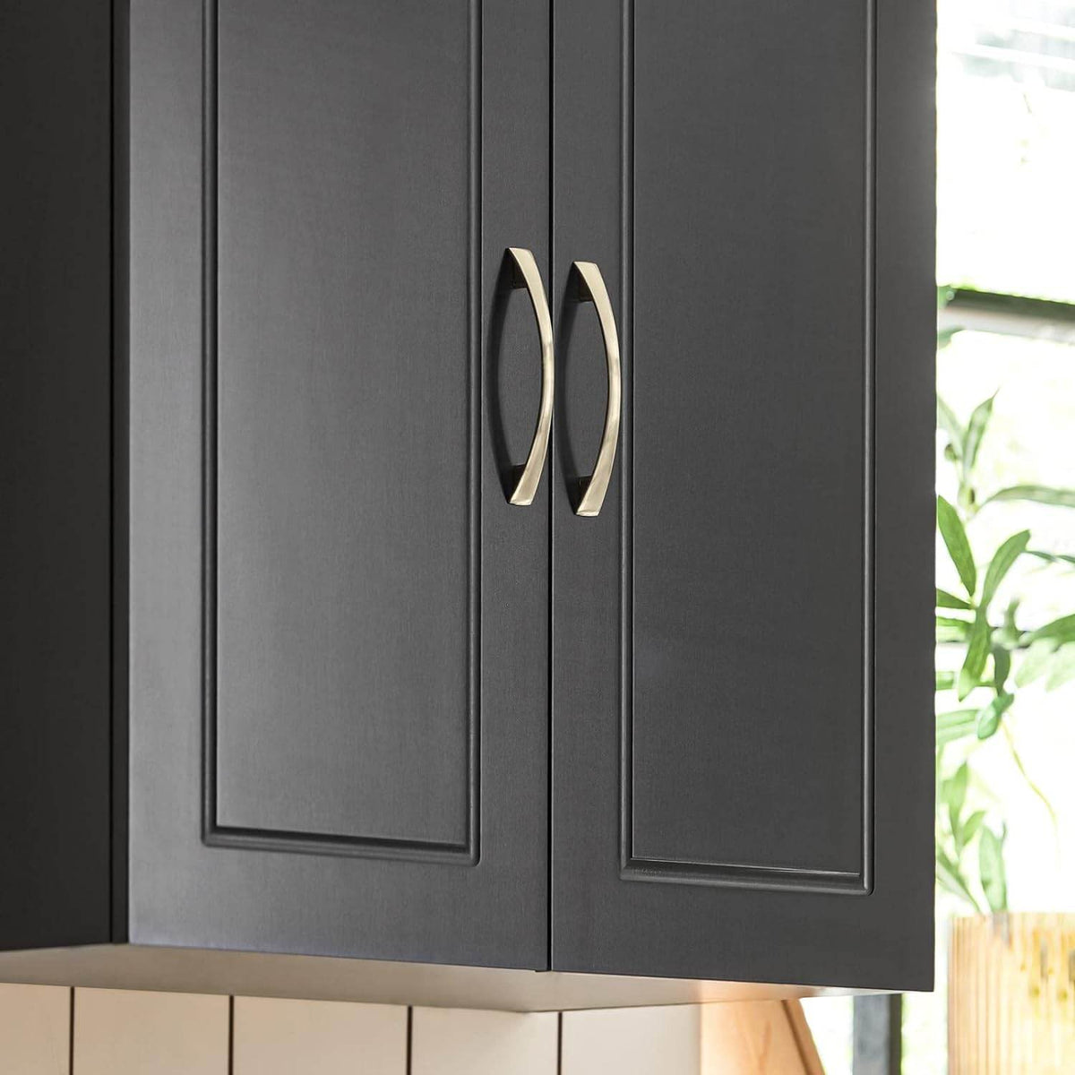 Wandschrank | Hängeschrank | Badschrank Schwarz | Medizinschrank | FRG231-SCH - Palo24