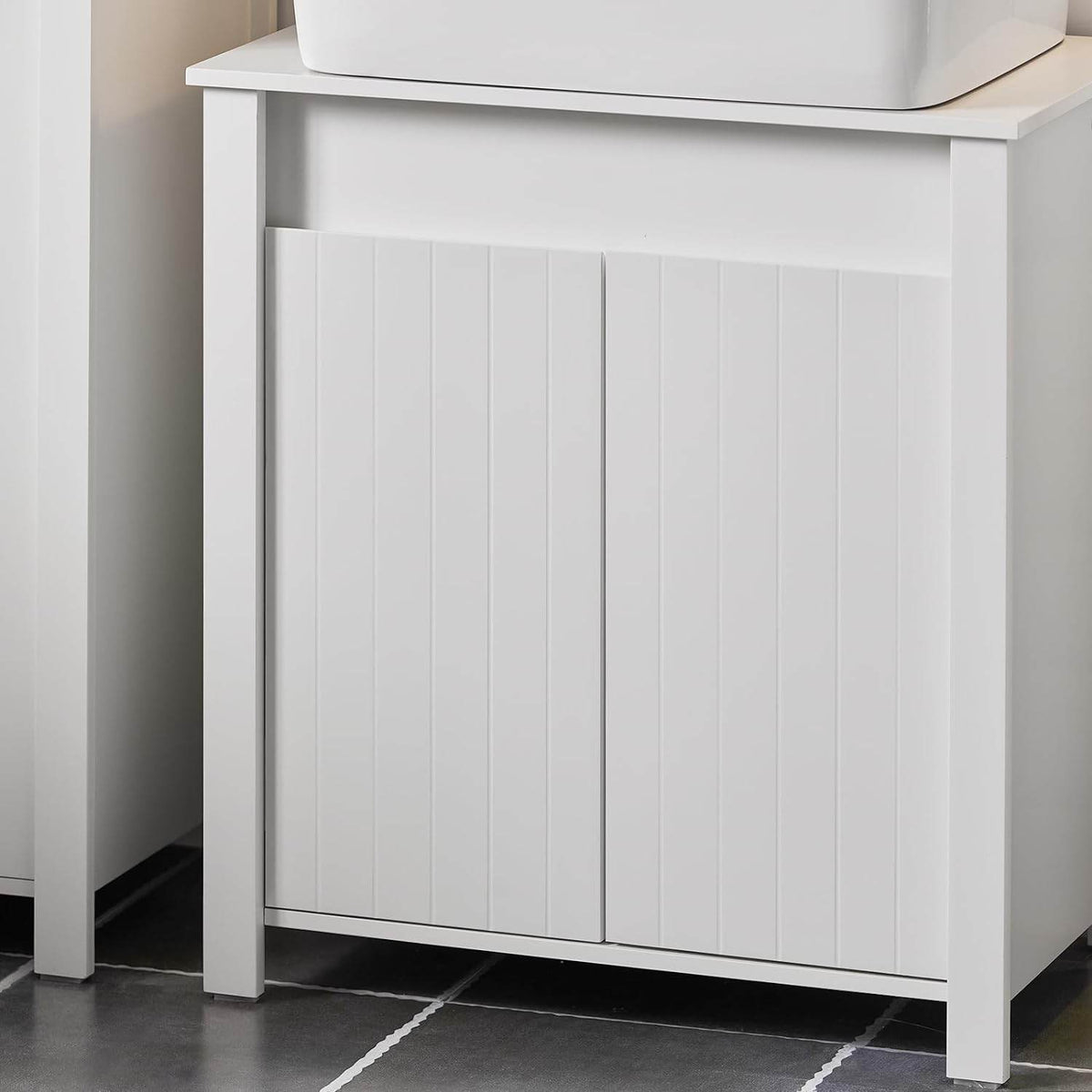 Waschbeckenunterschrank | Badschrank | Waschtisch | Weiss BZR101-W - Palo24