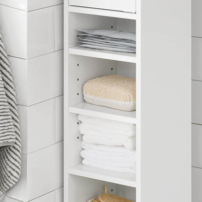 Bad Hochschrank | Badschrank | Badregal Weiss BZR34-W - Palo24